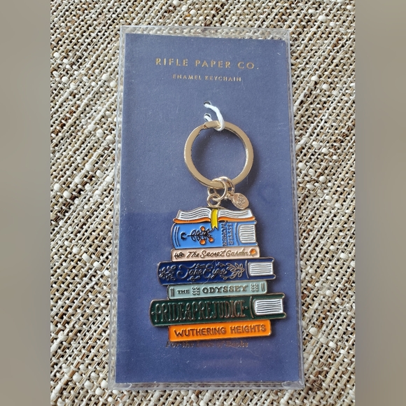 Rifle Paper Co. Accessories - Rifle Paper Co. FOR THE LOVE OF BOOKS Keychain